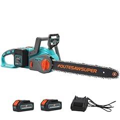 16-Inch Cordless Electric Chainsaw with Brushless Motor