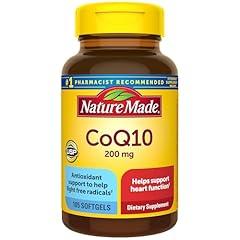 Nature Made CoQ10 200mg, Heart Health Supplement, 105 Softgels