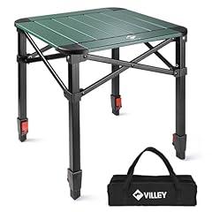 VILLEY Aluminum Camping Table with Carry Bag