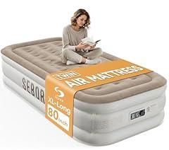 Sebor Twin Air Mattress with Built-in Pump