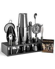 VEVOR Cocktail Shaker Set with Bamboo Stand