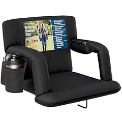 Reclining Stadium Seat with Armrests