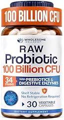 Organic Raw Probiotics 100 Billion CFU Supplement