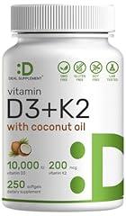Sunshine Vitamin D3 10000 IU with K2 MK7