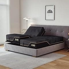 MLILY Split King Adjustable Bed with Mattress