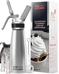 EurKitchen Whipped Cream Dispenser with Nozzles