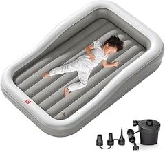 QPAU Inflatable Toddler Travel Bed