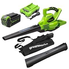 Greenworks 40V Cordless Brushless Leaf Blower Vacuum