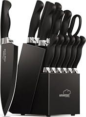 Amorston 15-Piece Kitchen Knife Set