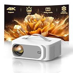Lisowod 4K Smart Projector with WiFi 6
