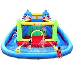 Causeair Dolphin Inflatable Water Slide and Bounce House