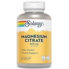 Solaray Magnesium Citrate 400mg - Vegan Supplement