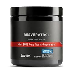 Toniiq Ultra High Purity Resveratrol Supplement