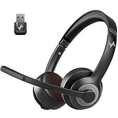 JIAMQISHI Bluetooth Headset with AI Noise Cancelling