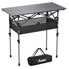 Anbte Adjustable Aluminum Camping Table