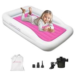 COMMOUDS Toddler Travel Bed with Bumpers