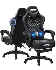 HOFFREE Gaming Chair with Bluetooth Speakers