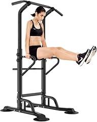 Soges Power Tower Adjustable Pull Up & Dip Station