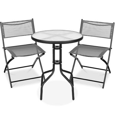 patio chair and table