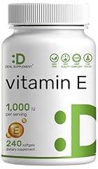 Deal Supplement Vitamin E 1,000 IU, 240 Softgels