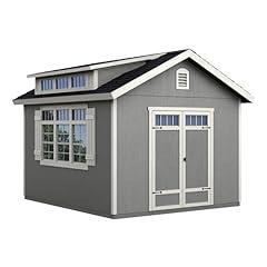 Handy Home Products Windemere 10x12 DIY Wooden Shed
