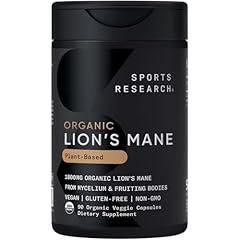 Sports Research Organic Lion's Mane Mushroom Supplement
