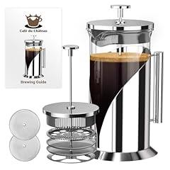 Cafe Du Chateau Stainless Steel 34oz French Press