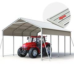 Quictent Heavy Duty Metal Carport 12x21 FT