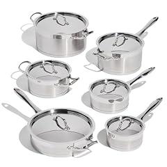 Lagostina Moderna 12-Piece Stainless Steel Cookware Set