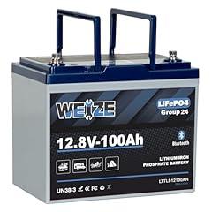 Weize 12V 100Ah Bluetooth LiFePO4 Battery