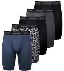 Expertoftio Men's Long Leg Boxer Briefs Pack