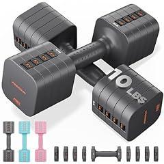 FEIERDUN Adjustable Dumbbell Set for Home Gym