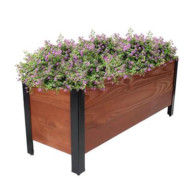 wooden planter
