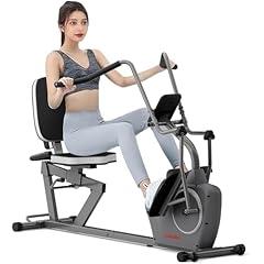 VANSWE Recumbent Exercise Bike with Arm Exerciser