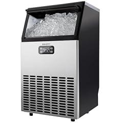 Euhomy Commercial Ice Maker 100lbs Stainless Steel