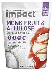 Impact Monk Fruit Allulose Sweetener Crystallized Blend