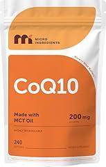Micro Ingredients CoQ10 200mg Softgels