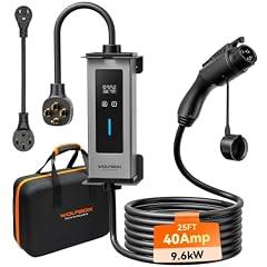 WOLFBOX Portable EV Charger 40amp J1772
