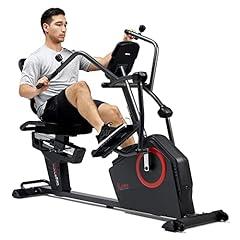 Sunny Health & Fitness Recumbent Cross Trainer Bike SF-RBE4886SMART