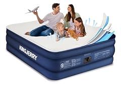 KINGJERRY Queen Air Mattress with Pump