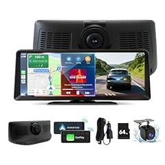 Gegaibe 8.1" HD Carplay Screen with Dash Cam
