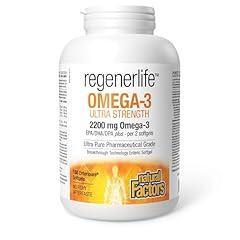 Natural Factors Regenerlife Omega-3 Ultra Strength Softgels