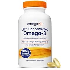 OmegaVia Ultra Concentrated Omega 3 Fish Oil