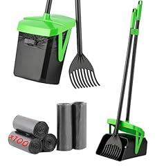 FUSBUNTY Pooper Scooper with Swivel Bin and Rake