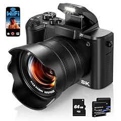 Fulealfly 8K Digital Camera 88MP WiFi Vlogging