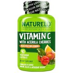NATURELO Vitamin C with Organic Acerola Cherry