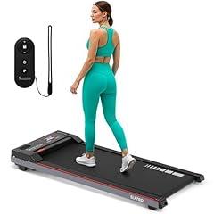 SereneLife Portable Walking Pad Treadmill, Smart Speed Control Walking Mat, 0.6-5.0 MPH Electric Low-Speed Fitness Under Desk Treadmill, Mini Portable Treadmills for Home Small Spaces & Office Use