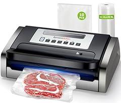Bonsenkitchen Vacuum Sealer Machine with Cutter and Storage