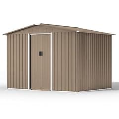 Kullavik Outdoor Metal Storage Shed 8FT x 6FT