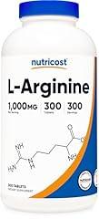 Nutricost L-Arginine 1000mg, 300 Tablets